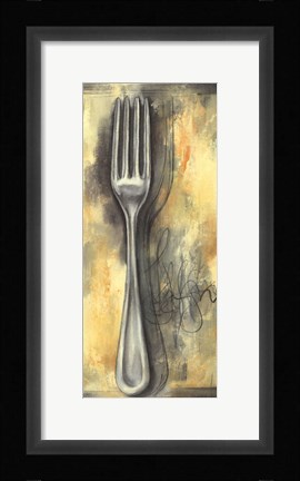 Framed Sophisticated Silver I Print