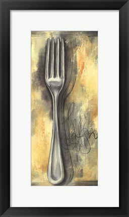 Framed Sophisticated Silver I Print