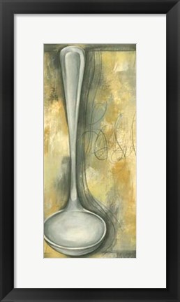 Framed Sophisticated Silver IV Print