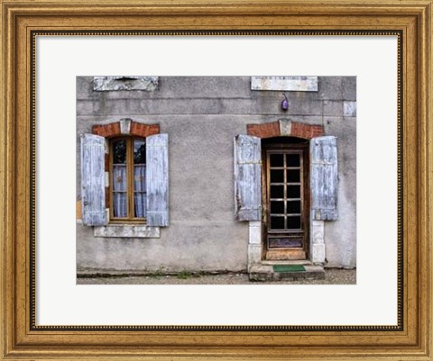 Framed Weathered Doorway VI Print