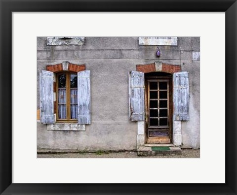 Framed Weathered Doorway VI Print