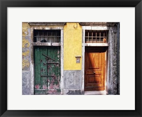 Framed Weathered Doorway VII Print