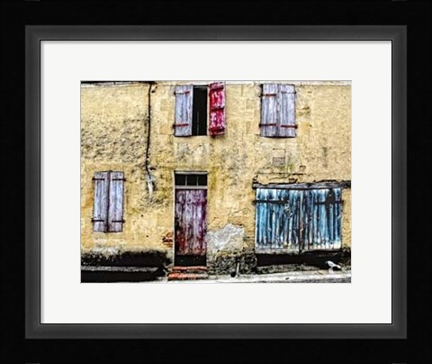 Framed Weathered Doorway VIII Print
