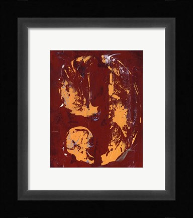 Framed Vintage Numbers IX Print