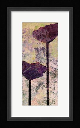 Framed Quad Poppy I Print