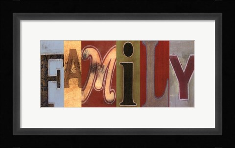 Framed Family Panel Print