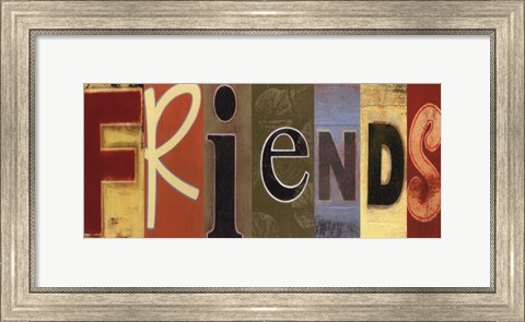 Framed Friends Panel Print