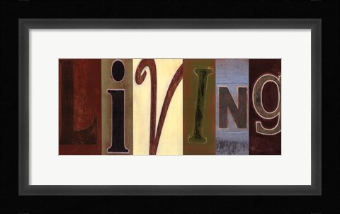 Framed Living Panel Print