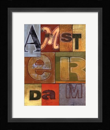 Framed Amsterdam Print