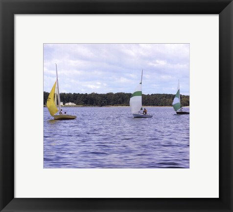 Framed Water Racing III Print