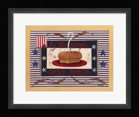Framed Americanna Bread Print