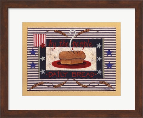 Framed Americanna Bread Print