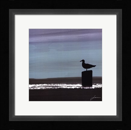 Framed Dusky Sea IV Print