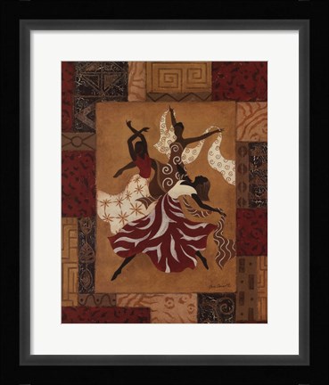 Framed Rejoice II Print