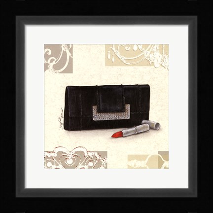 Framed Evening Bag II Print