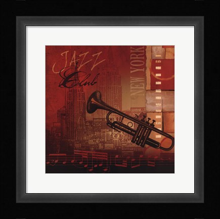 Framed Jazz Club Print