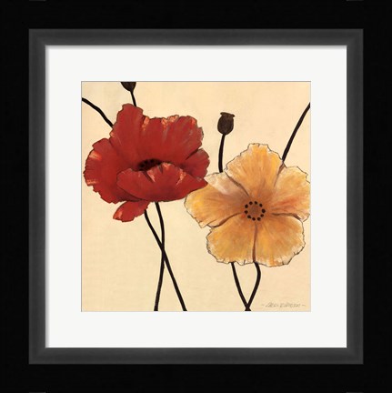 Framed Awaited Blooms I Print