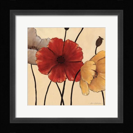 Framed Awaited Blooms II Print