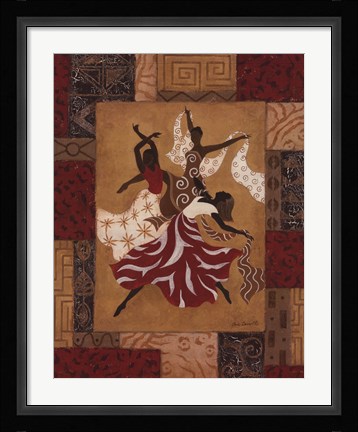 Framed Rejoice II Print