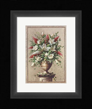 Framed Floral Symphony I Print