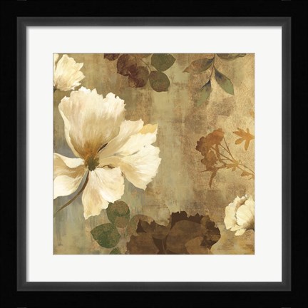 Framed Golden Space II Print