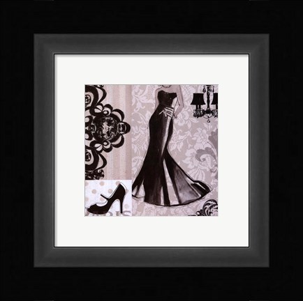 Framed Little Black Dress Print