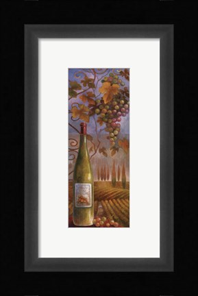 Framed Wine Country I Print