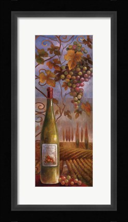 Framed Wine Country I Print