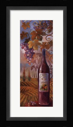 Framed Wine Coutry II Print