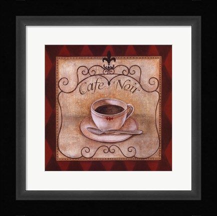 Framed Mocha Latte Print