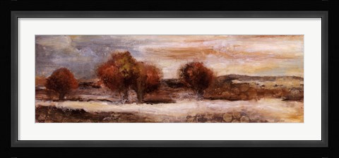 Framed Morning Meadow I Print