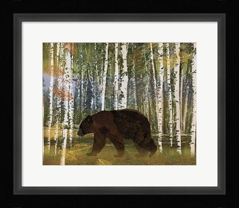 Framed Bear Print