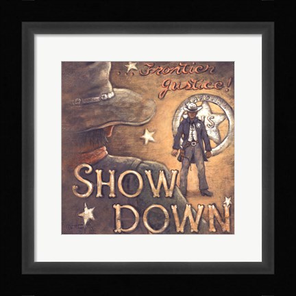 Framed Show Down Print