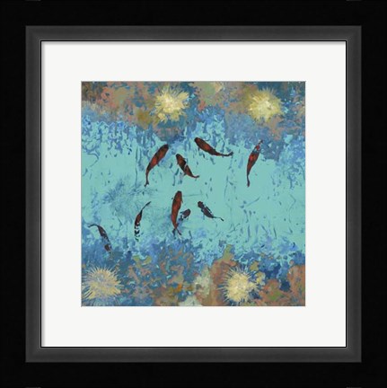 Framed Nove Pesciolini Print