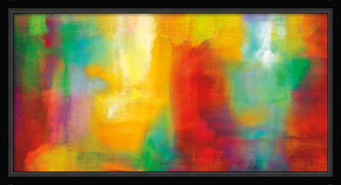 Framed Color My World Print