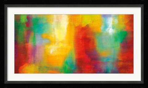 Framed Color My World Print