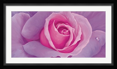 Framed La vie en rose Print