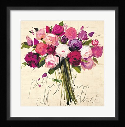 Framed Putting Them All Together Print