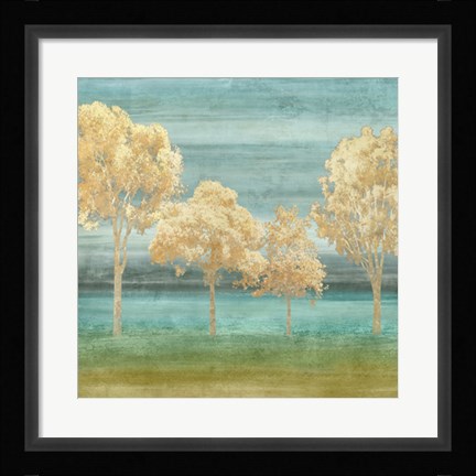 Framed Blue Horizons I Print