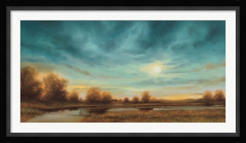 Framed Evening Approaches Print