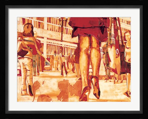 Framed Out for Shopping Print