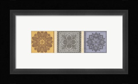 Framed Classical Tiles II Print