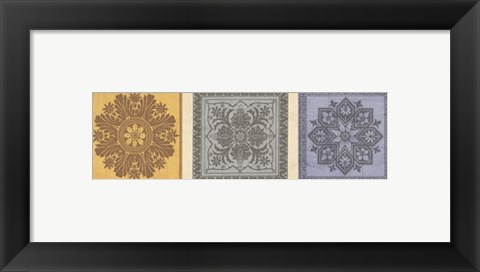 Framed Classical Tiles II Print