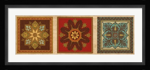 Framed Classical Tiles III Print