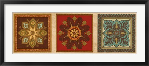 Framed Classical Tiles III Print