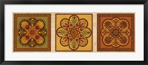 Framed Classical Tiles IV Print