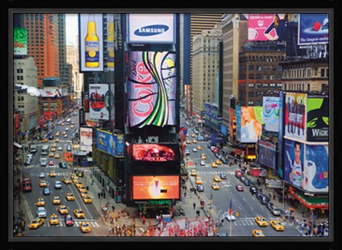 Framed Times Square, New York City Print
