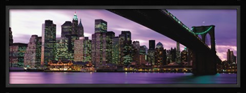 Framed East of Manhattan, New York Print