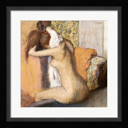 Framed After the Bath Print