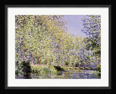 Framed Epte River near Giverny Print